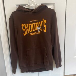 Peanuts Brown and Yellow Snoopy Sweater